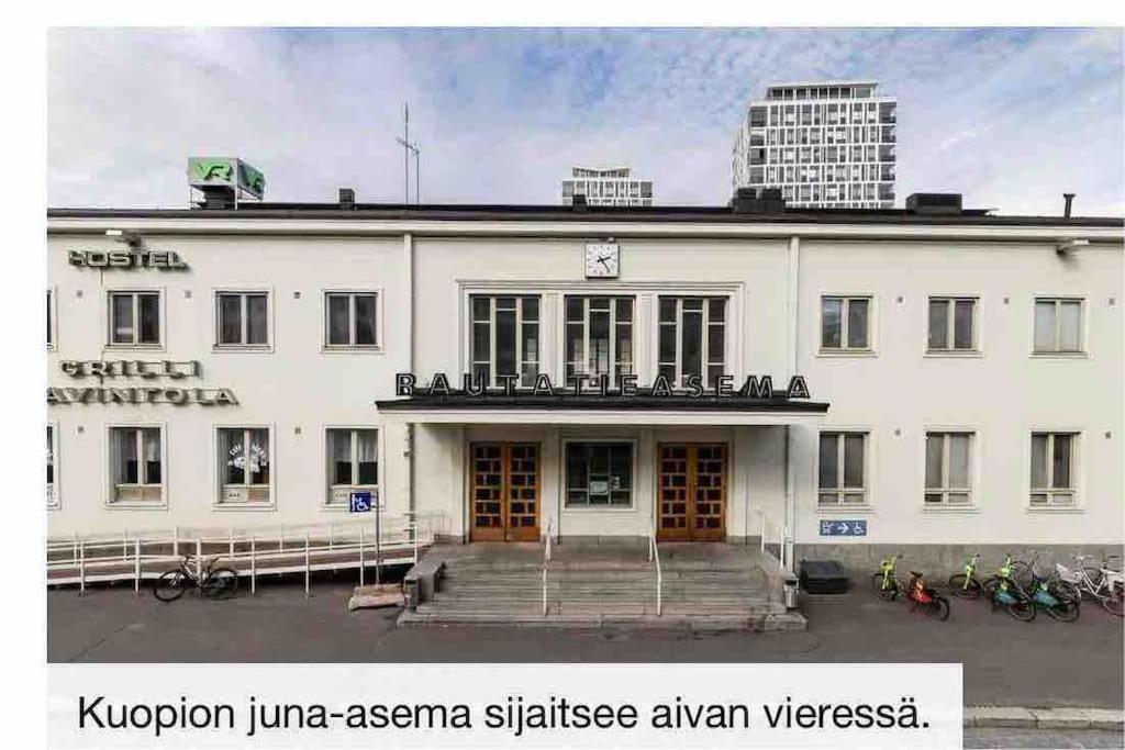 Apartment Near The Train Station, Free Parking &Netflix Куопіо Екстер'єр фото